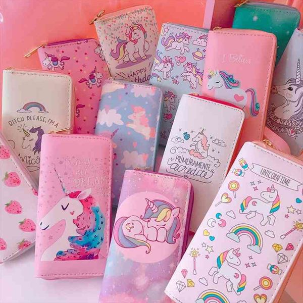 women wallets unicorn series long wallet cartoon pu student purses mobile bag girls cute pink zipper clutch, Red;black
women wallets unicorn series long wallet cartoon pu student purses mobile bag girls cute pink zipper clutch, Red;black