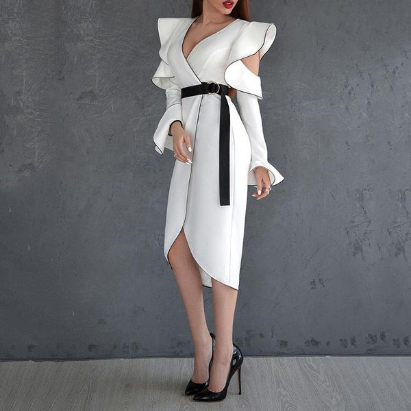 casual dresses women elegant solid color sashes dress office ladies v neck flare sleeve sheath midi plus size 3xl pullover slim fit, Black;gray
casual dresses women elegant solid color sashes dress office ladies v neck flare sleeve sheath midi plus size 3xl pullover slim fit, Black;gray