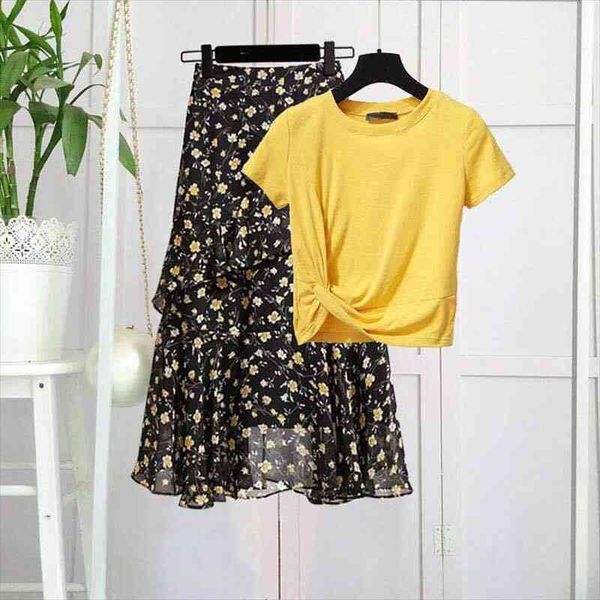 womens summer solid color short sleeve and flower printed skirt casual loose ladies bohemia clothing femme w260, Gray
womens summer solid color short sleeve and flower printed skirt casual loose ladies bohemia clothing femme w260, Gray