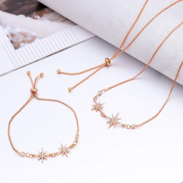 earrings & necklace hesiod fashion snowflake flower chain bracelet wedding jewelry sets for women, Silver
earrings & necklace hesiod fashion snowflake flower chain bracelet wedding jewelry sets for women, Silver