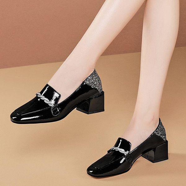size:34-42 genuine leather+sequins thick heels party women shoes women heels shoes brand high high heel ladies pumps, Black
size:34-42 genuine leather+sequins thick heels party women shoes women heels shoes brand high high heel ladies pumps, Black
