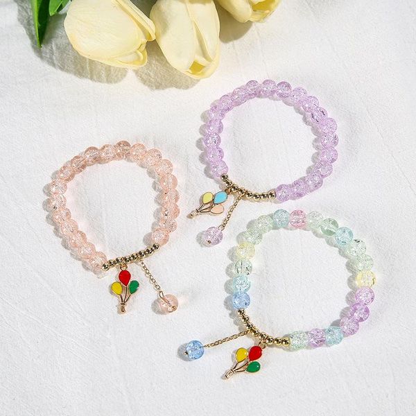 beaded, strands girl's beaded bracelets with cute pendant korean style colored glaze bead friendship stretchy hsj88, Black
beaded, strands girl's beaded bracelets with cute pendant korean style colored glaze bead friendship stretchy hsj88, Black