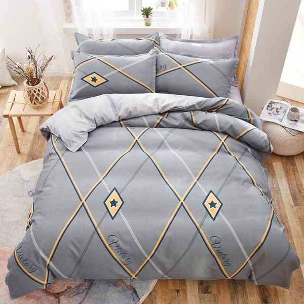 bedding sets fashion geometric set duvet cover + flat sheet pillowcase high-quality home textile
bedding sets fashion geometric set duvet cover + flat sheet pillowcase high-quality home textile