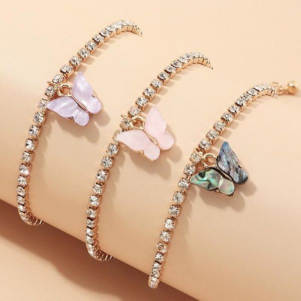 anklets 3 pcs/set simple rhinestone chain butterfly charm anklet for women statment beach foot bracelet, Red;blue
anklets 3 pcs/set simple rhinestone chain butterfly charm anklet for women statment beach foot bracelet, Red;blue