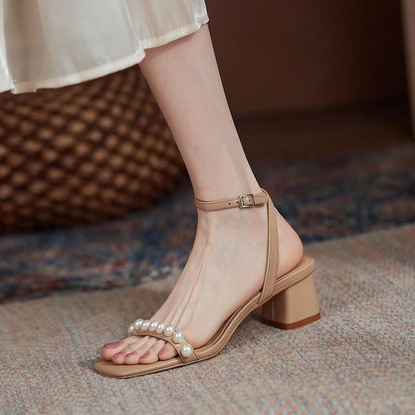 sandals for sandal women summer pearl ladies square toe patchwork string bead ankle strap thick heeled women's shoes, Black
sandals for sandal women summer pearl ladies square toe patchwork string bead ankle strap thick heeled women's shoes, Black