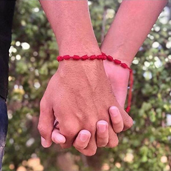 link, chain women red string bracelets 7 knots bracelet good luck friendship amulet for men success and prosperity, Black
link, chain women red string bracelets 7 knots bracelet good luck friendship amulet for men success and prosperity, Black