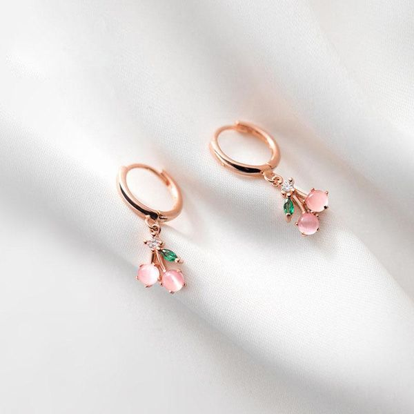 hoop & huggie 925 sterling silver small earrings with charm women teen girls cherry fruit zircon opal stone cute earings fashion jewelry, Golden;silver
hoop & huggie 925 sterling silver small earrings with charm women teen girls cherry fruit zircon opal stone cute earings fashion jewelry, Golden;silver