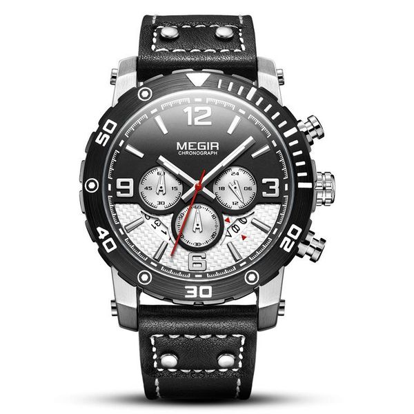 wristwatches megir chronograph multifunction quartz luxury fashion sports business men's casual three needles waterproof watches 2084g, Slivery;brown
wristwatches megir chronograph multifunction quartz luxury fashion sports business men's casual three needles waterproof watches 2084g, Slivery;brown