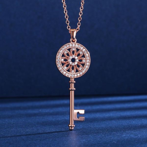pendant necklaces caoshi fashionable design key shape necklace for women exquisite couples wedding neck jewelry wholesale, Silver
pendant necklaces caoshi fashionable design key shape necklace for women exquisite couples wedding neck jewelry wholesale, Silver