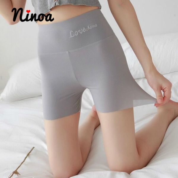 women's leggings women high waist tummy solid color three-point pants ice silk anti-empty underwear lady thin breathable safety female, Black
women's leggings women high waist tummy solid color three-point pants ice silk anti-empty underwear lady thin breathable safety female, Black