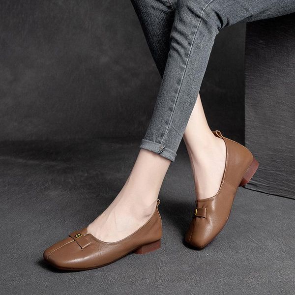 dress shoes spring and autumn simple soft comfortable cowhide single breathable wear-resistant women ladies, Black
dress shoes spring and autumn simple soft comfortable cowhide single breathable wear-resistant women ladies, Black