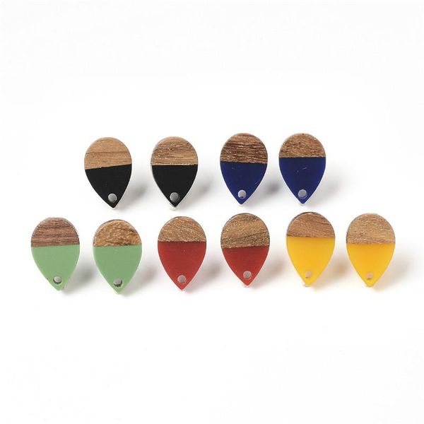 stud 1pair natural wood and resin earring connector findings square water earrings making accessories for diy wooden, Golden;silver
stud 1pair natural wood and resin earring connector findings square water earrings making accessories for diy wooden, Golden;silver