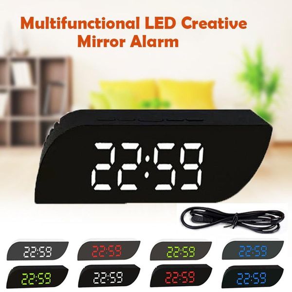 other clocks & accessories multifunctional electronic clock modern mirror desk alarm usb charing battery powered temperature display for bed
other clocks & accessories multifunctional electronic clock modern mirror desk alarm usb charing battery powered temperature display for bed