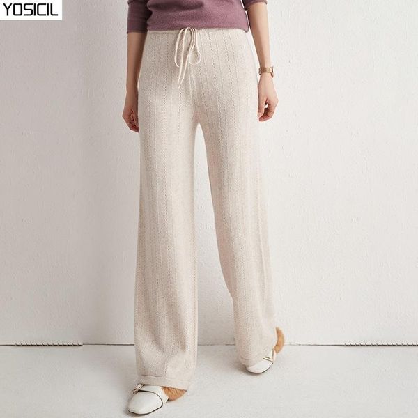 women's pants & capris yosicil women chic knitted wide leg 2021 drawstring high waist loose trousers solid color pleated ladies bottoms, Black;white
women's pants & capris yosicil women chic knitted wide leg 2021 drawstring high waist loose trousers solid color pleated ladies bottoms, Black;white