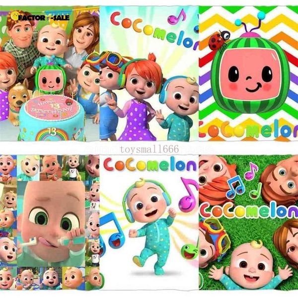 70*100cm children's cocomelon jj blankets cartoon flannel blanket coco melon carpet kids sofa nap quilt soft bedding bath towels
70*100cm children's cocomelon jj blankets cartoon flannel blanket coco melon carpet kids sofa nap quilt soft bedding bath towels