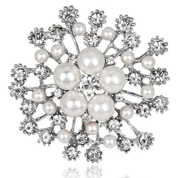 pins, brooches romantic big snowflake fresh pearl brooch luxury inlay rhinestone gold silver color pin prom party jewelry, Gray
pins, brooches romantic big snowflake fresh pearl brooch luxury inlay rhinestone gold silver color pin prom party jewelry, Gray