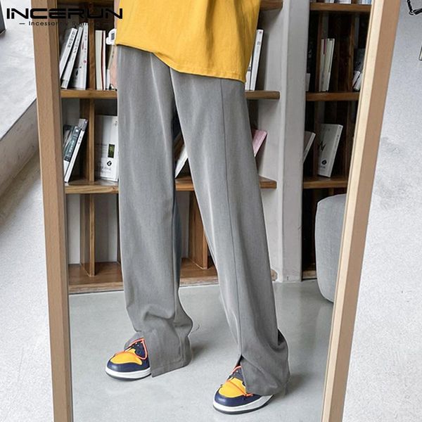 men's pants fashionable mens korean style casual streetwear trousers solid loose straight wide-leg with drape pantalones s-5xl incerun, Black
men's pants fashionable mens korean style casual streetwear trousers solid loose straight wide-leg with drape pantalones s-5xl incerun, Black