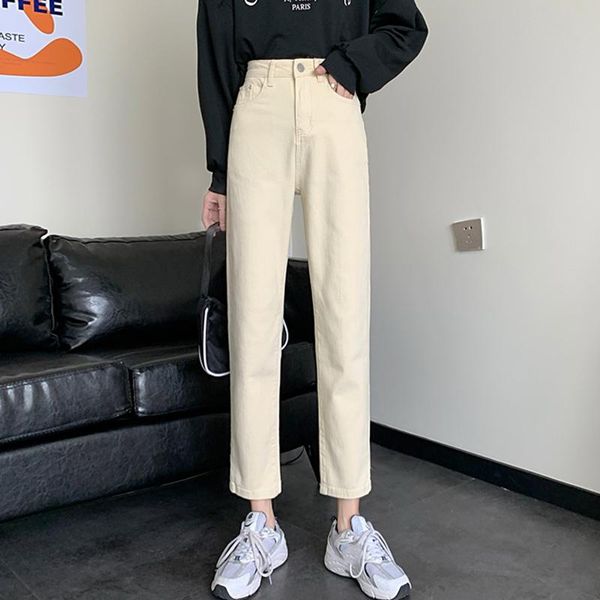 women's jeans white pants clothing spring and autumn 2021 high waist straight tube loose capris show thin wide leg, Blue
women's jeans white pants clothing spring and autumn 2021 high waist straight tube loose capris show thin wide leg, Blue