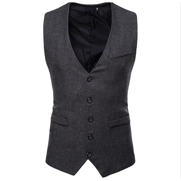 men's vests herringbone tweed s waistcoat formal business slim fit for retro british style gentleman suit vest gilet j3304 t2g5, Black;white
men's vests herringbone tweed s waistcoat formal business slim fit for retro british style gentleman suit vest gilet j3304 t2g5, Black;white