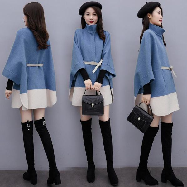 casual dresses autumn and winter cloak color matching woolen female 2021 spring net red, Black;gray
casual dresses autumn and winter cloak color matching woolen female 2021 spring net red, Black;gray