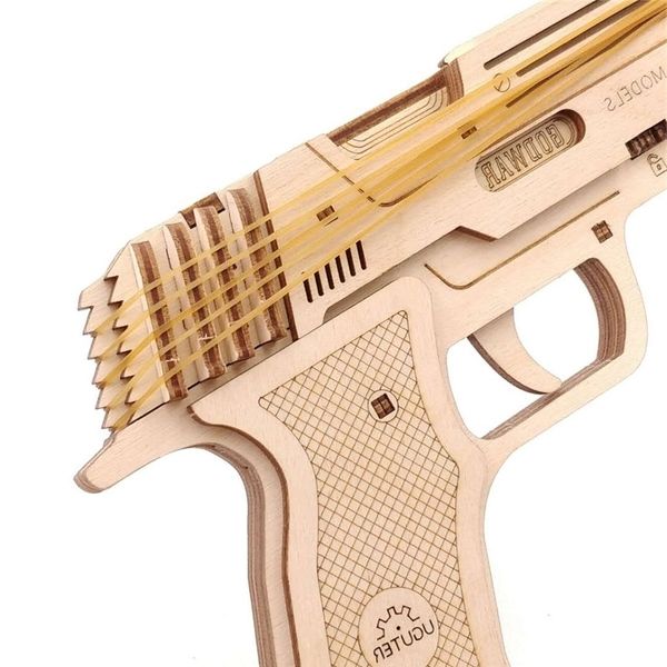 2144wooden model kit handmade mechanical transmission rubber band shooter diy designer 3d puzzle constructor gun toy for kids
2144wooden model kit handmade mechanical transmission rubber band shooter diy designer 3d puzzle constructor gun toy for kids