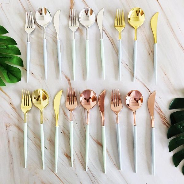 disposable dinnerware plastic cutlery set tableware cake forks fruit knives spoons for catering parties dinners weddings everyday use
disposable dinnerware plastic cutlery set tableware cake forks fruit knives spoons for catering parties dinners weddings everyday use