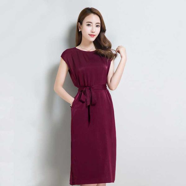 casual dresses silk dress women's 2021 summer retro solid color large size o-neck vestidos mujer short-sleeved mulberry e15, Black;gray
casual dresses silk dress women's 2021 summer retro solid color large size o-neck vestidos mujer short-sleeved mulberry e15, Black;gray