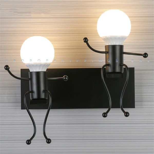 wall lamp creative metal cartoon robot sconce night light nodic american industrial style home corridor interior
wall lamp creative metal cartoon robot sconce night light nodic american industrial style home corridor interior