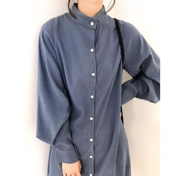 casual dresses white blue khaki midi shirt dress autumn spring long sleeve runway 2021 korean street vintage shirts, Black;gray
casual dresses white blue khaki midi shirt dress autumn spring long sleeve runway 2021 korean street vintage shirts, Black;gray