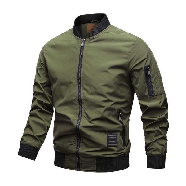 spring and autumn casual baseball jacket stand collar solid color thin flying jacket men's coat, Black;brown
spring and autumn casual baseball jacket stand collar solid color thin flying jacket men's coat, Black;brown