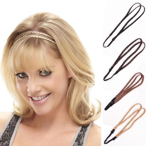 hair accessories band double braided bohemia wig barrettes knotted twist headband girls solid color hairband women
hair accessories band double braided bohemia wig barrettes knotted twist headband girls solid color hairband women