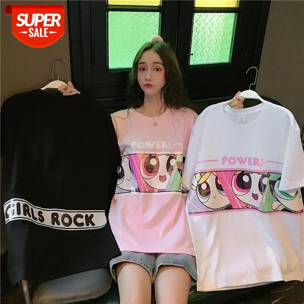 2020 Harajuku t shir Women T-shirts with short sleeves Cartoon Letter Print Solid Casual Streetwear O-Neck Pink Black White Tops #6D1C
2020 Harajuku t shir Women T-shirts with short sleeves Cartoon Letter Print Solid Casual Streetwear O-Neck Pink Black White Tops #6D1C