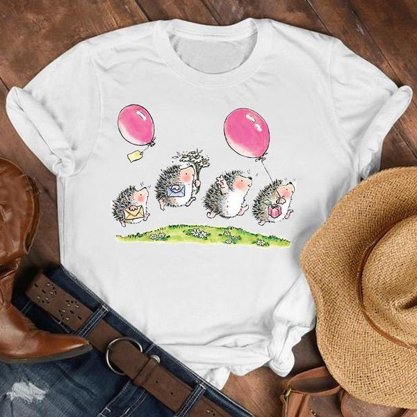 women lady animal fashion holiday 90s fashion printed cartoon shirt clothes tshirt tee womens female print t graphic t-shirt, White
women lady animal fashion holiday 90s fashion printed cartoon shirt clothes tshirt tee womens female print t graphic t-shirt, White