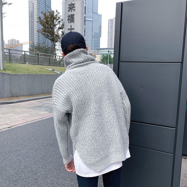 turtleneck sweater winter warm fashion solid color casual knit pullover men loose long sleeve sweter male clothes qpcz, White;black
turtleneck sweater winter warm fashion solid color casual knit pullover men loose long sleeve sweter male clothes qpcz, White;black