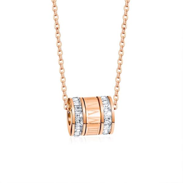pendant necklaces crystal chain necklace fashion roman number zircon 2021 trendy stainless steel for women jewelry, Silver
pendant necklaces crystal chain necklace fashion roman number zircon 2021 trendy stainless steel for women jewelry, Silver