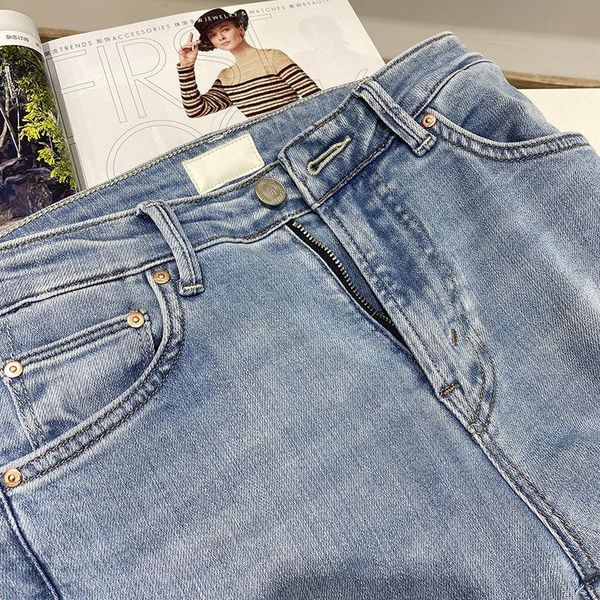 women's jeans giant comfortable elastic qy202107 2021 firm orders washing grinding white small straight are female, Blue
women's jeans giant comfortable elastic qy202107 2021 firm orders washing grinding white small straight are female, Blue