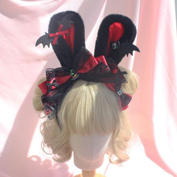 party masks handmade black red lace bowknot devil wings kc headband cosplay vintage halloween gothic ear hair hoop headdress props
party masks handmade black red lace bowknot devil wings kc headband cosplay vintage halloween gothic ear hair hoop headdress props