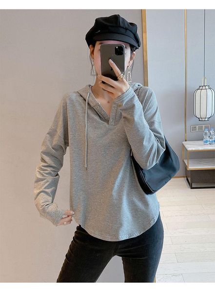 women's hoodies & sweatshirts thin hooded sweatshirt long-sleeved loose spring autumn female cotton casual hoodie wholesale, Black
women's hoodies & sweatshirts thin hooded sweatshirt long-sleeved loose spring autumn female cotton casual hoodie wholesale, Black
