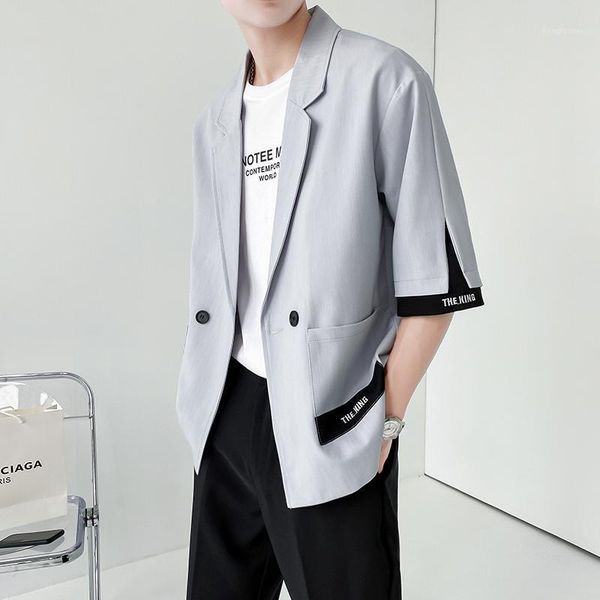 dyb&zacqblazers men fake two pieces suit jacket korean leisure all-match simple suit- male single-breasted streetwear m-3xl men's suits, White;black
dyb&zacqblazers men fake two pieces suit jacket korean leisure all-match simple suit- male single-breasted streetwear m-3xl men's suits, White;black