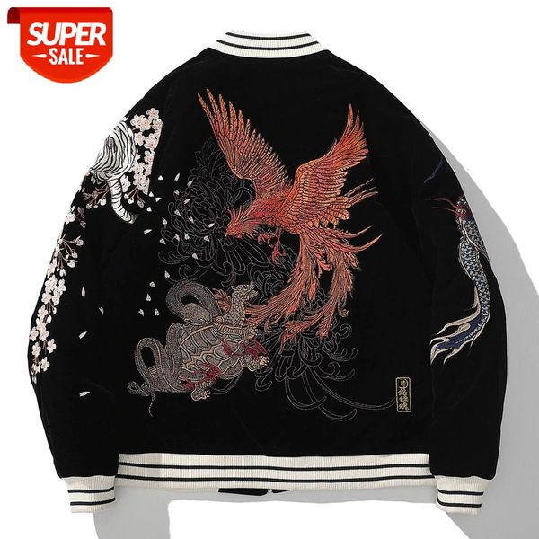 hip hop jacket coat mens streetwear animals floral embroidery harajuku zipper jackets cotton track jacket outwear winter parkas #qh16, Black;brown
hip hop jacket coat mens streetwear animals floral embroidery harajuku zipper jackets cotton track jacket outwear winter parkas #qh16, Black;brown