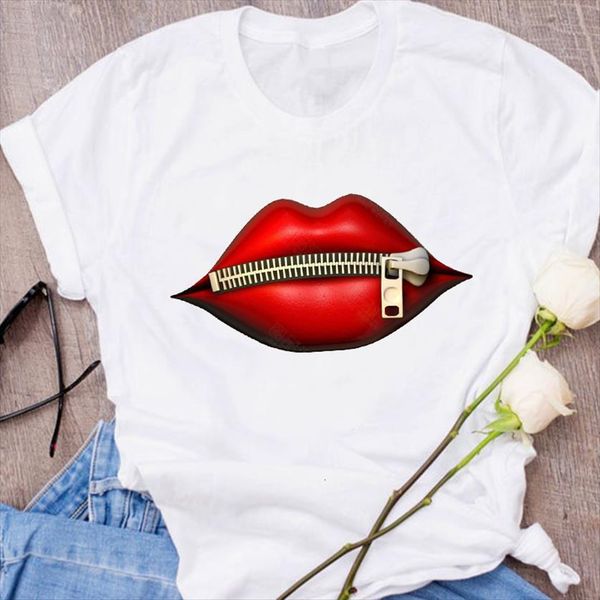 graphic lip funny short sleeve women t shirts printing printed cute clothing tees print womens, White
graphic lip funny short sleeve women t shirts printing printed cute clothing tees print womens, White