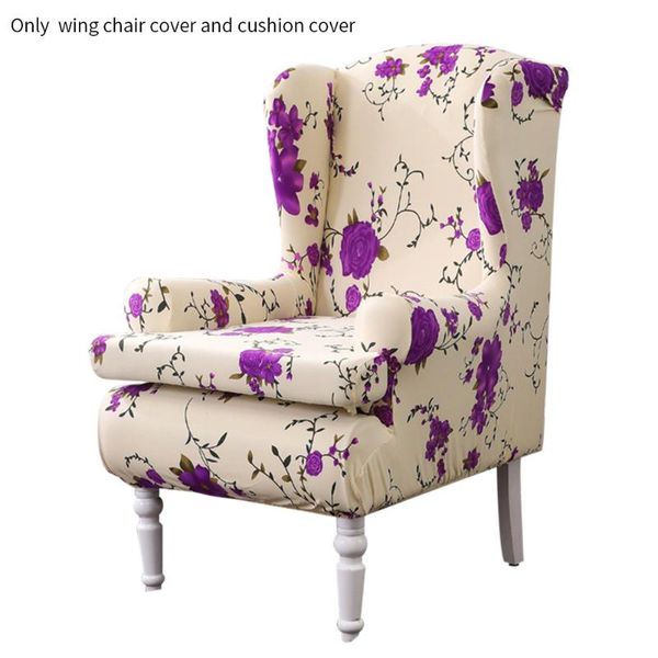 2pcs/set non slip cushion sleeve elastic wing chair cover fashion printed furniture arms wingback high stretch full protection covers 
2pcs/set non slip cushion sleeve elastic wing chair cover fashion printed furniture arms wingback high stretch full protection covers