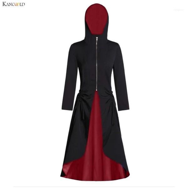 coats women vintage hooded zip front color block long coat ruched back bandages party and jackets 2021oct91, Tan;black
coats women vintage hooded zip front color block long coat ruched back bandages party and jackets 2021oct91, Tan;black