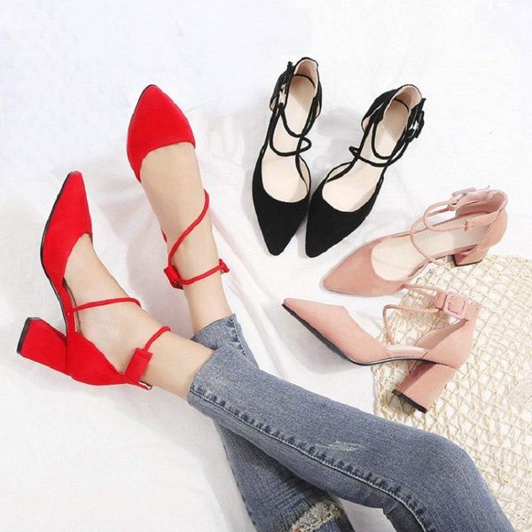 sianie tianie faux nubuck pointed toe side cross strap lady gladiator pumps cover toe block high heels mary janes sandals, Black
sianie tianie faux nubuck pointed toe side cross strap lady gladiator pumps cover toe block high heels mary janes sandals, Black