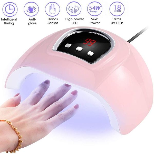 nail dryers uv led lamp dryer 54w for all types gel 18 pcs nails art manicure tools auto sensor 60s 80s 99s tool
nail dryers uv led lamp dryer 54w for all types gel 18 pcs nails art manicure tools auto sensor 60s 80s 99s tool