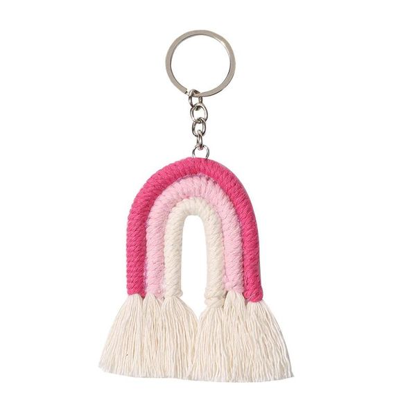 keychains hanging ornament tassels rainbow car interior rope woven gift fashion colorful nordic style wedding craft pendant key chain, Silver
keychains hanging ornament tassels rainbow car interior rope woven gift fashion colorful nordic style wedding craft pendant key chain, Silver