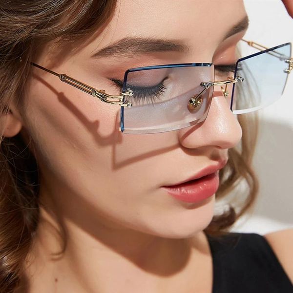 sunglasses 1@# 2021 sun glasses shades cutting lens ladies frameless eyeglasses retro women designer fashion rimless gradient, White;black
sunglasses 1@# 2021 sun glasses shades cutting lens ladies frameless eyeglasses retro women designer fashion rimless gradient, White;black