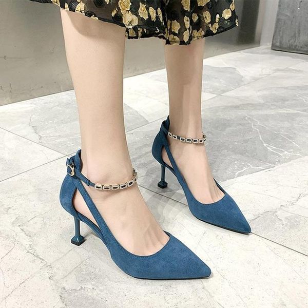 dress shoes women pumps thin heels ladies pointed toe female buckle ankle straps fashion woman footwear party, Black
dress shoes women pumps thin heels ladies pointed toe female buckle ankle straps fashion woman footwear party, Black