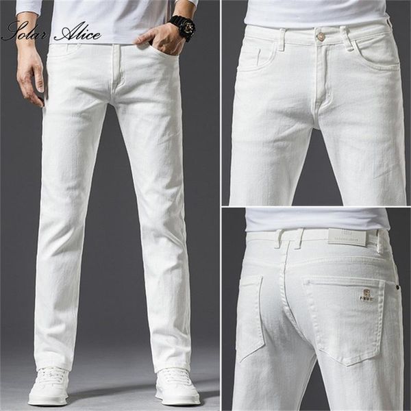 men's jeans 2021 autumn and winter small straight white stretch classic handsome youth casual pants, Blue
men's jeans 2021 autumn and winter small straight white stretch classic handsome youth casual pants, Blue