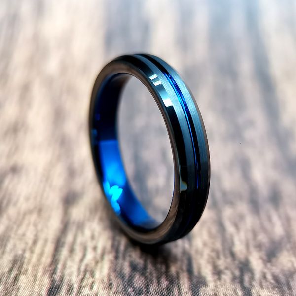ring jewelry blue room black sand face universal tungsten steel for men and women, Silver
ring jewelry blue room black sand face universal tungsten steel for men and women, Silver